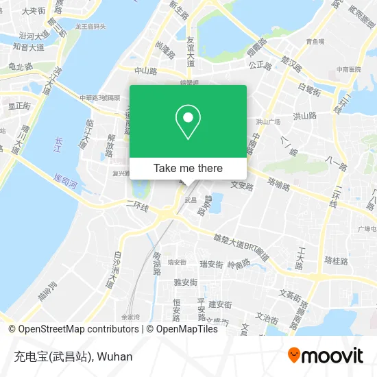 充电宝(武昌站) map