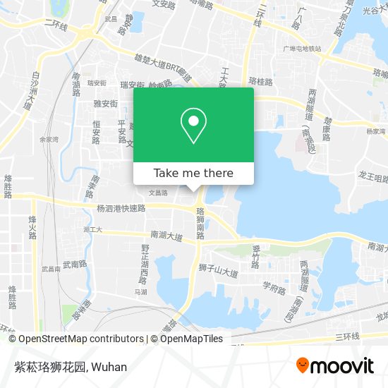 紫菘珞狮花园 map