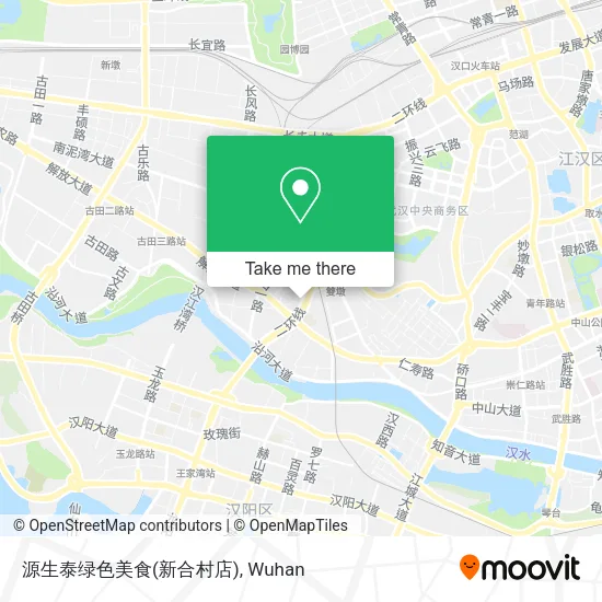 源生泰绿色美食(新合村店) map