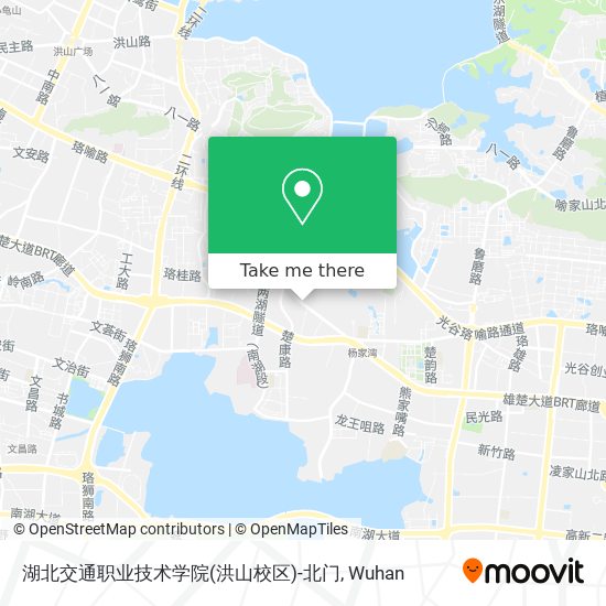 湖北交通职业技术学院(洪山校区)-北门 map