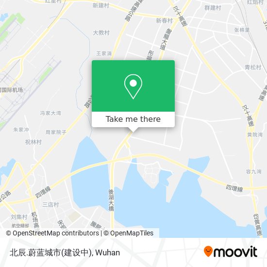 北辰.蔚蓝城市(建设中) map