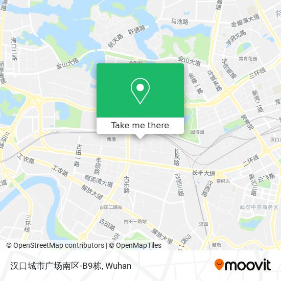 汉口城市广场南区-B9栋 map