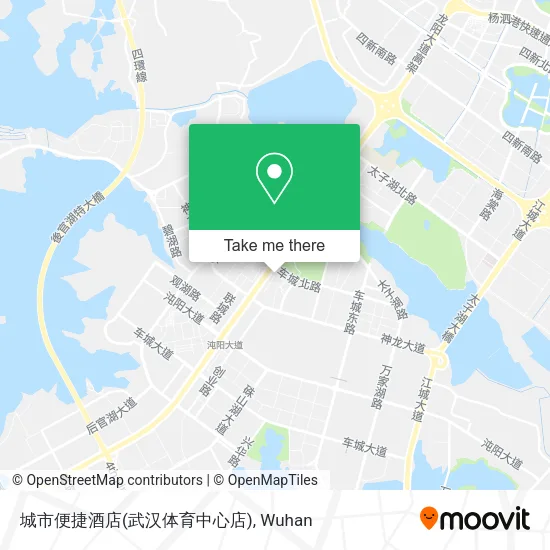城市便捷酒店(武汉体育中心店) map