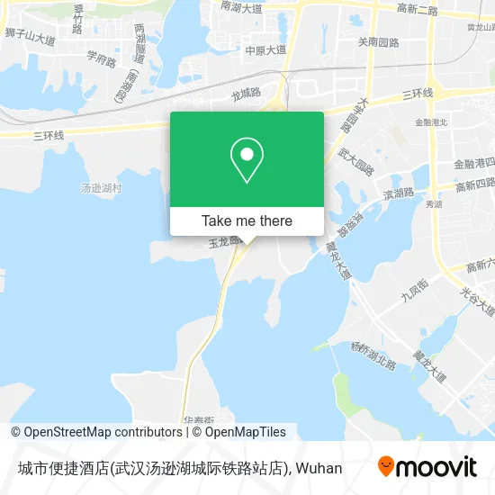 城市便捷酒店(武汉汤逊湖城际铁路站店) map