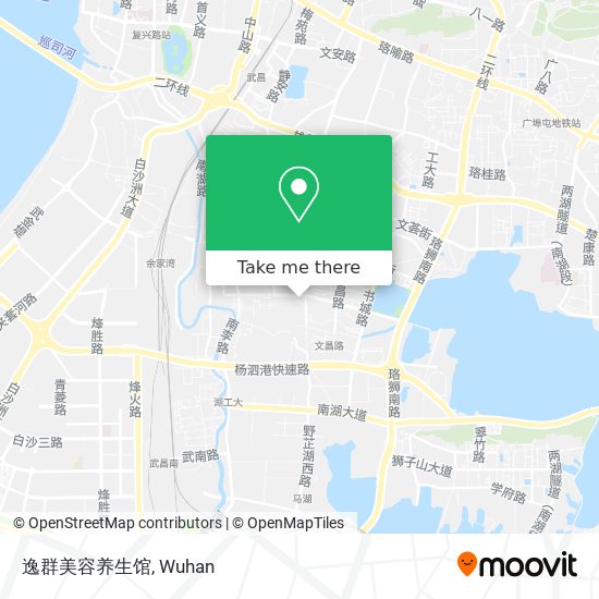 逸群美容养生馆 map