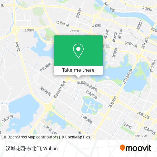 汉城花园-东北门 map