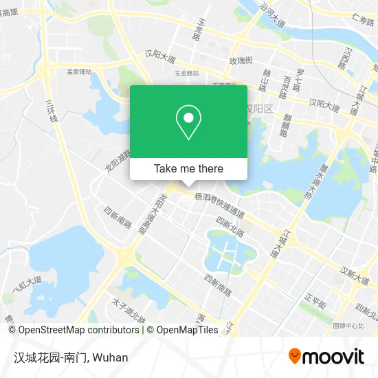 汉城花园-南门 map