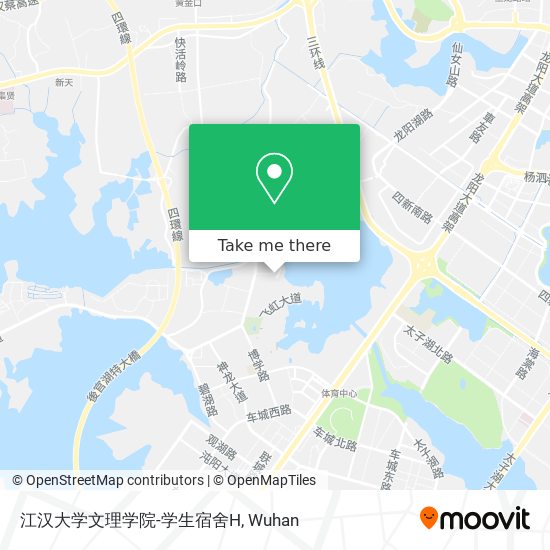 江汉大学文理学院-学生宿舍H map