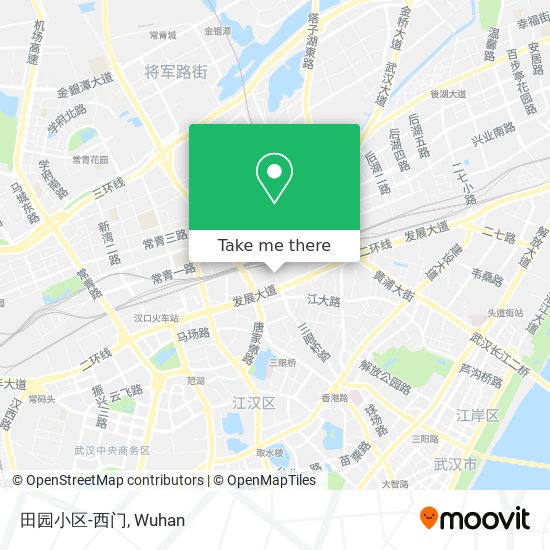 田园小区-西门 map