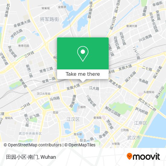 田园小区-南门 map