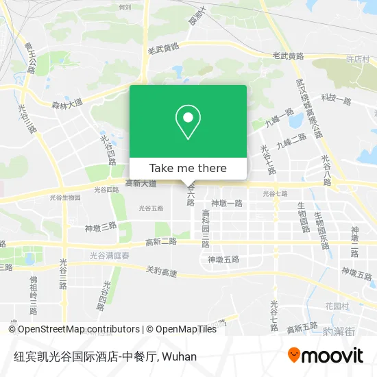 纽宾凯光谷国际酒店-中餐厅 map