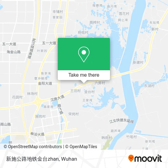 新施公路地铁金台zhan map