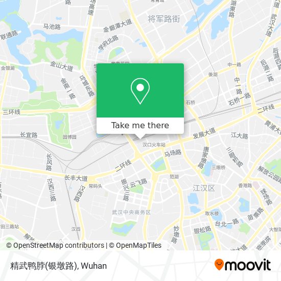 精武鸭脖(银墩路) map