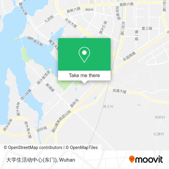 大学生活动中心(东门) map