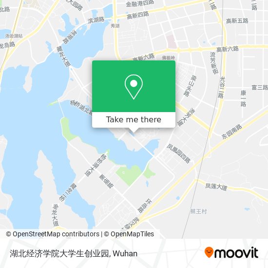 湖北经济学院大学生创业园 map