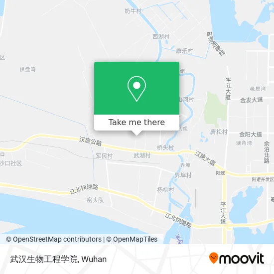 武汉生物工程学院 map