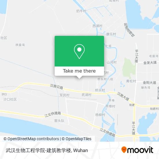 武汉生物工程学院-建筑教学楼 map