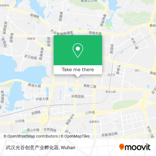 武汉光谷创意产业孵化器 map