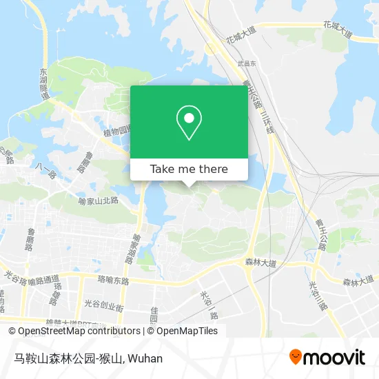 马鞍山森林公园-猴山 map