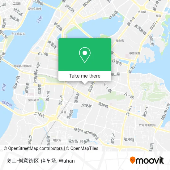奥山·创意街区-停车场 map