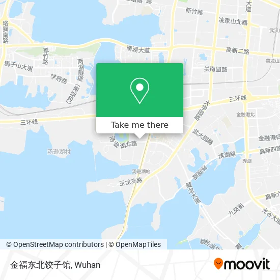 金福东北饺子馆 map