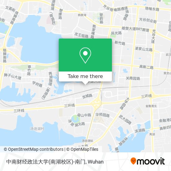 中南财经政法大学(南湖校区)-南门 map