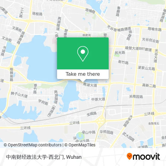 中南财经政法大学-西北门 map