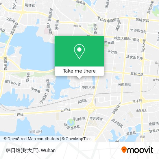 韩日馆(财大店) map