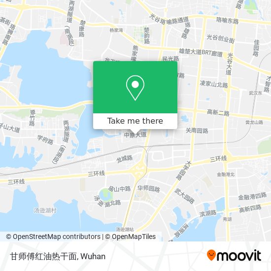 甘师傅红油热干面 map