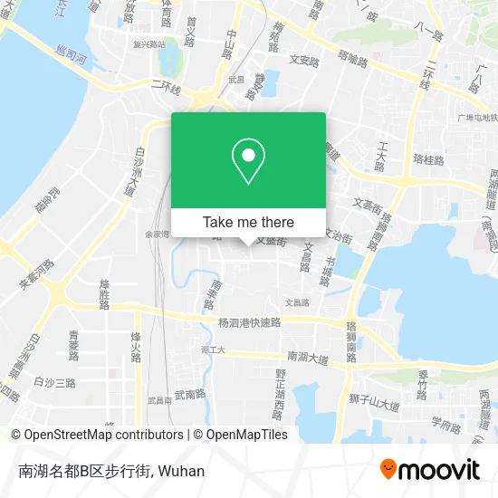 南湖名都B区步行街 map