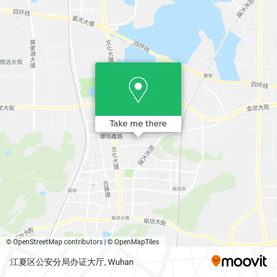 江夏区公安分局办证大厅 map