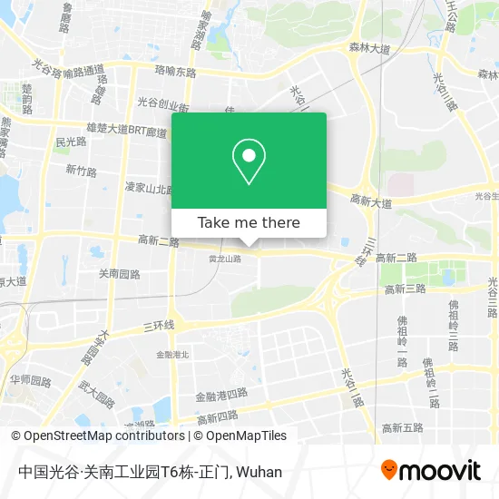 中国光谷·关南工业园T6栋-正门 map