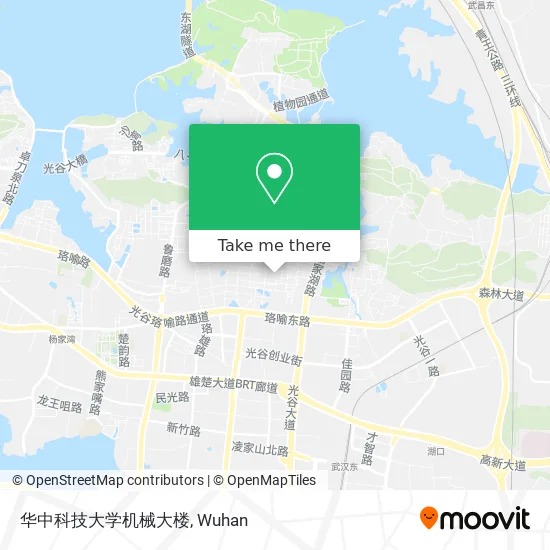 华中科技大学机械大楼 map