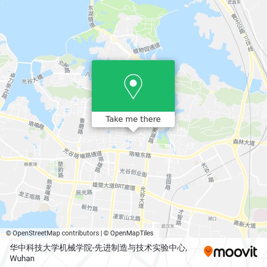 华中科技大学机械学院-先进制造与技术实验中心 map
