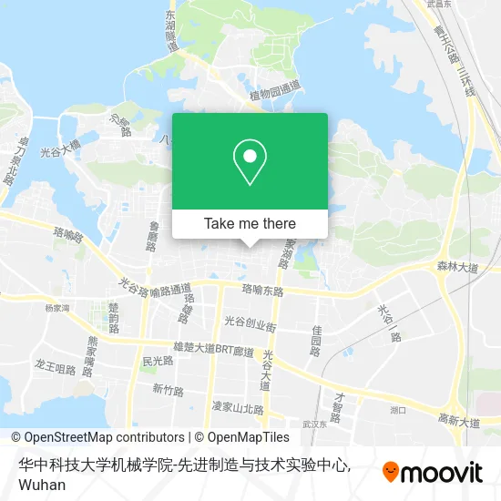 华中科技大学机械学院-先进制造与技术实验中心 map