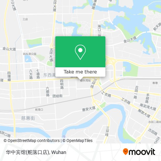 华中宾馆(舵落口店) map