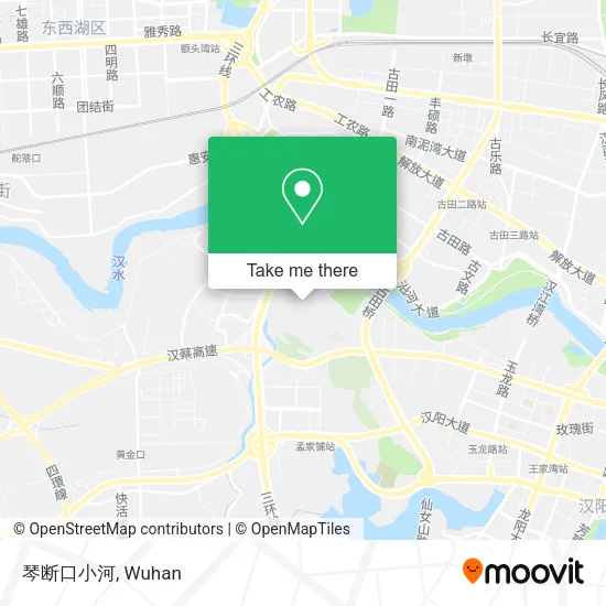 琴断口小河 map