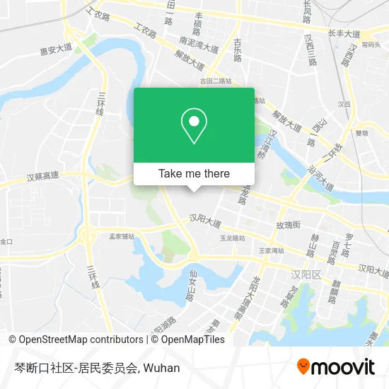 琴断口社区-居民委员会 map