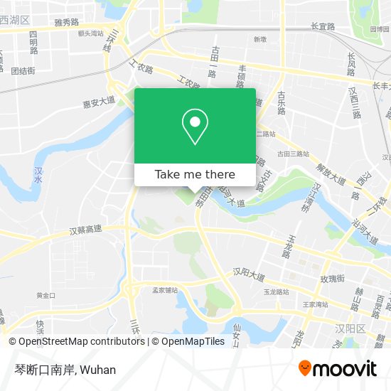 琴断口南岸 map