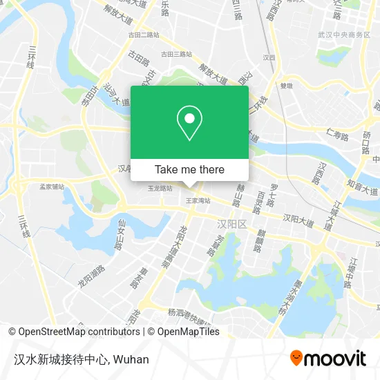 汉水新城接待中心 map