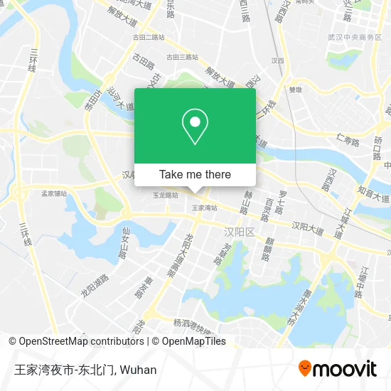 王家湾夜市-东北门 map