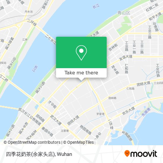 四季花奶茶(余家头店) map