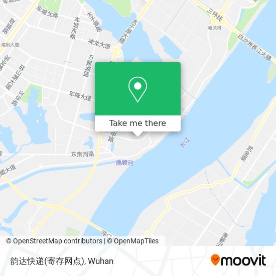 韵达快递(寄存网点) map