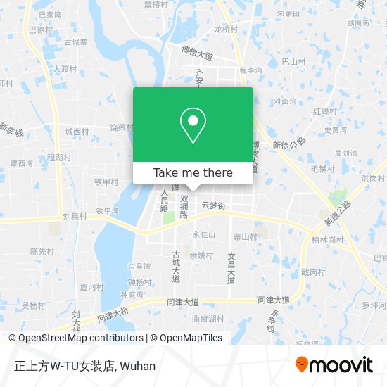 正上方W-TU女装店 map