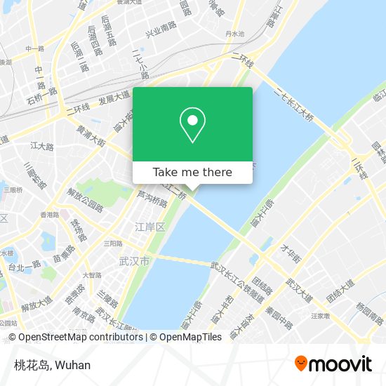 桃花岛 map
