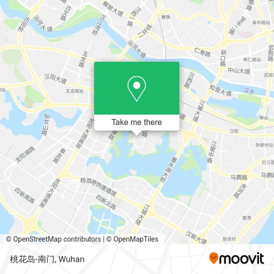桃花岛-南门 map