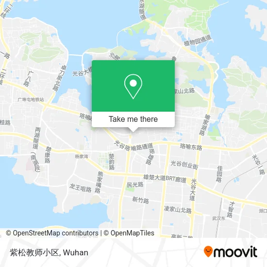 紫松教师小区 map