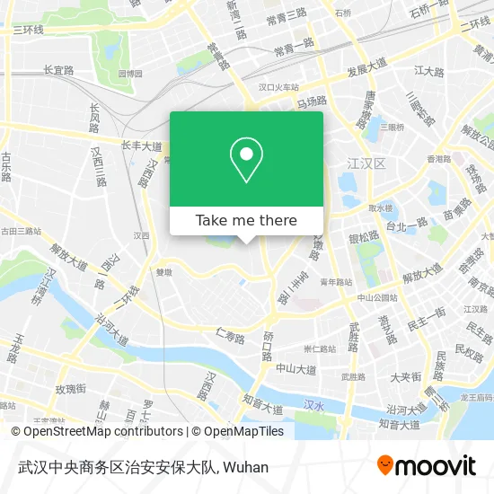 武汉中央商务区治安安保大队 map