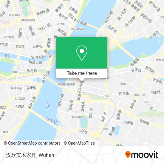 汉欣实木家具 map
