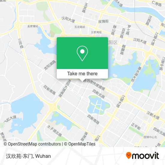 汉欣苑-东门 map